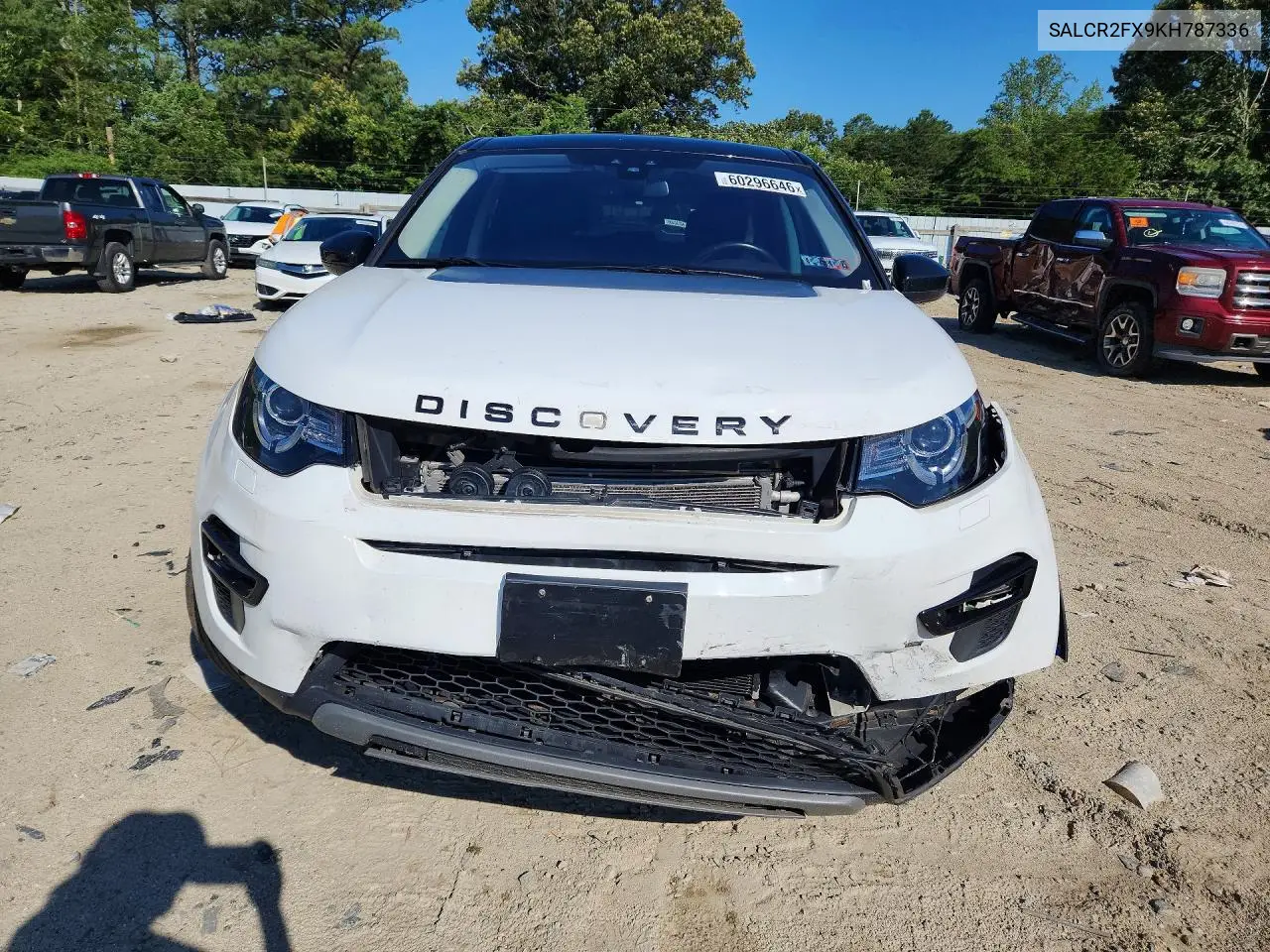 2019 Land Rover Discovery Sport Hse VIN: SALCR2FX9KH787336 Lot: 60296646