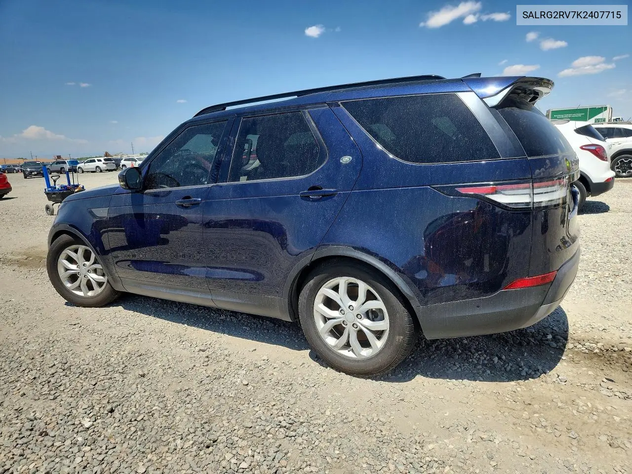 2019 Land Rover Discovery Se VIN: SALRG2RV7K2407715 Lot: 60786516
