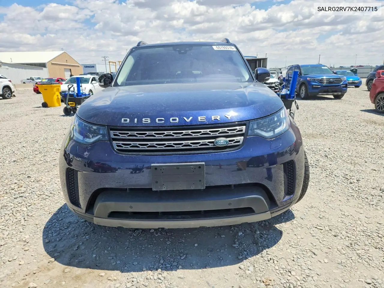 2019 Land Rover Discovery Se VIN: SALRG2RV7K2407715 Lot: 60786516