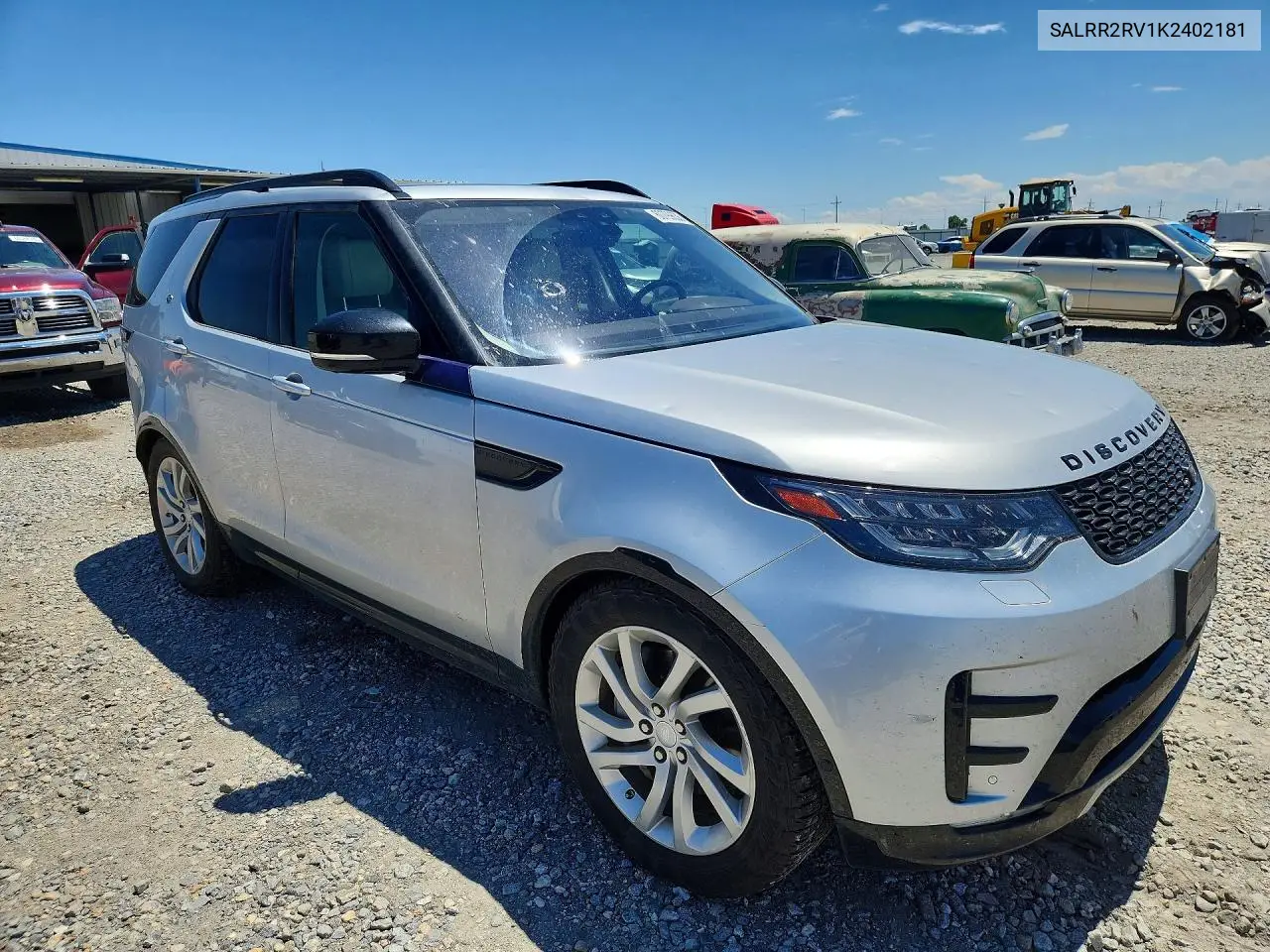 2019 Land Rover Discovery Hse VIN: SALRR2RV1K2402181 Lot: 60799636