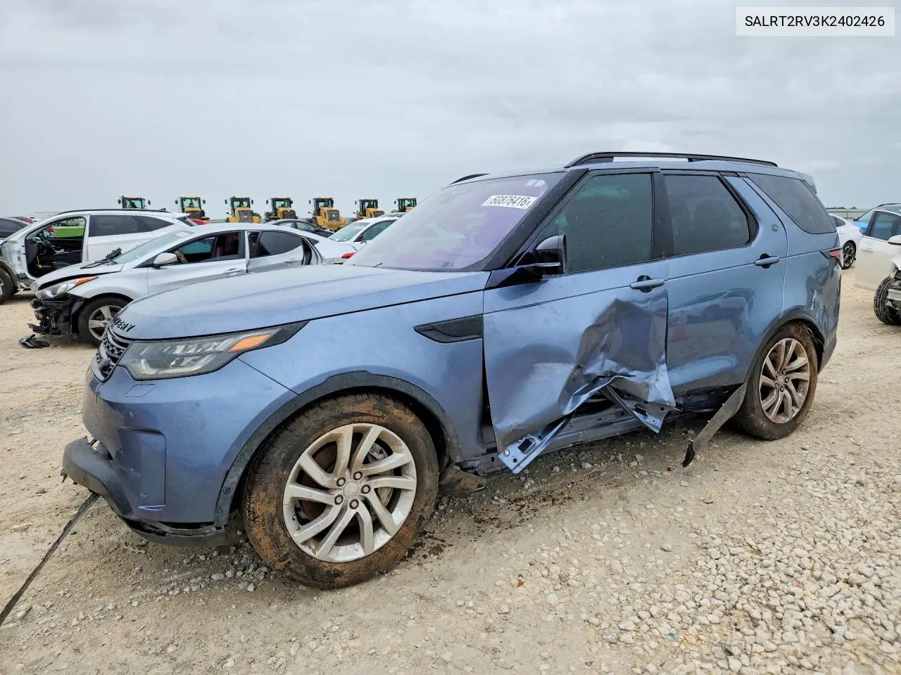 2019 Land Rover Discovery Hse Luxury VIN: SALRT2RV3K2402426 Lot: 60876416