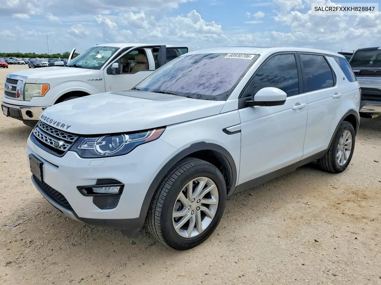 2019 Land Rover Discovery Sport Hse VIN: SALCR2FXXKH828847 Lot: 60930706