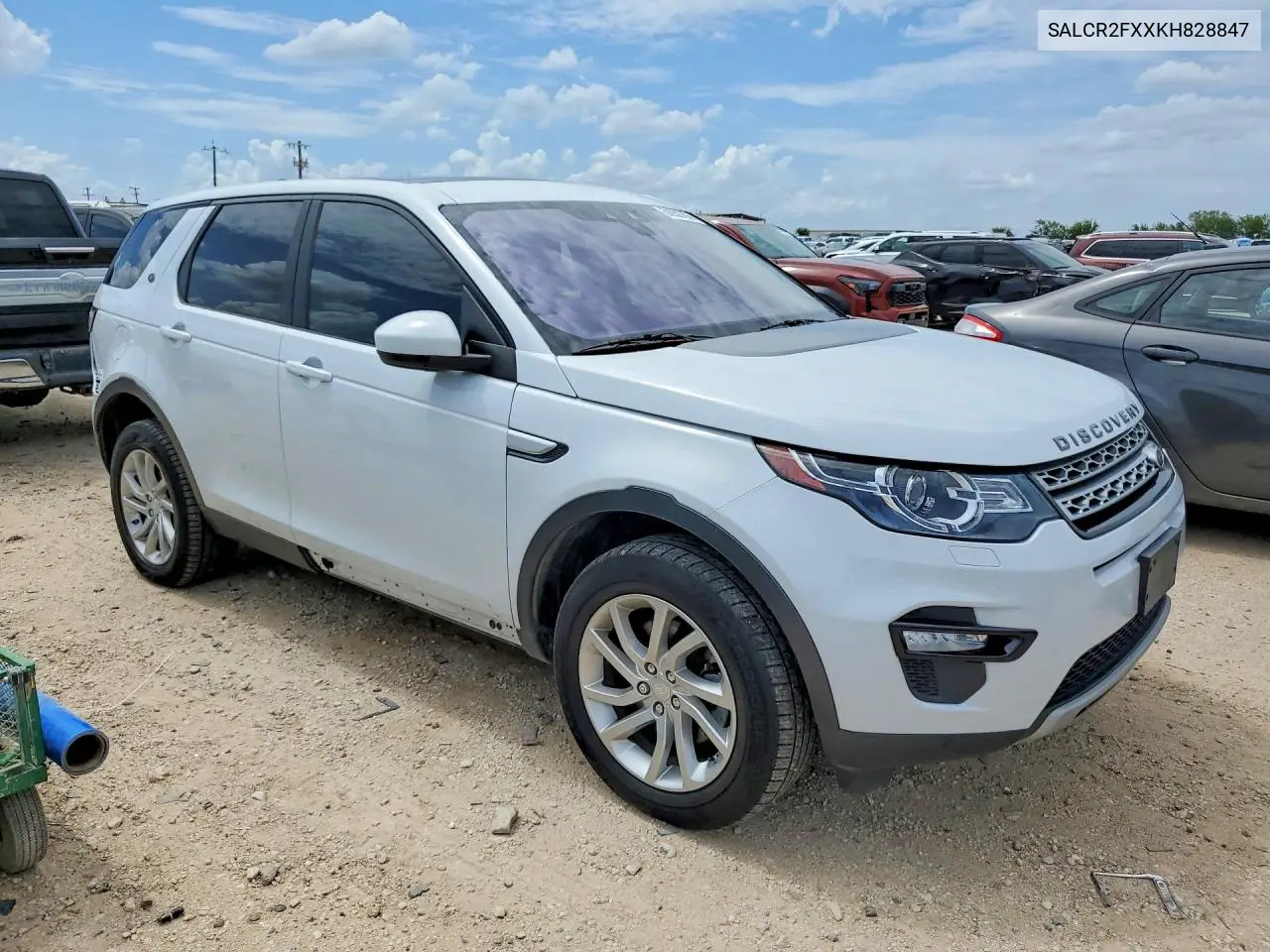 2019 Land Rover Discovery Sport Hse VIN: SALCR2FXXKH828847 Lot: 60930706