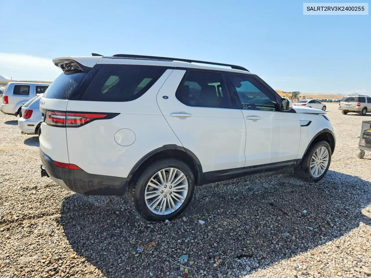 2019 Land Rover Discovery Hse Luxury VIN: SALRT2RV3K2400255 Lot: 61333946