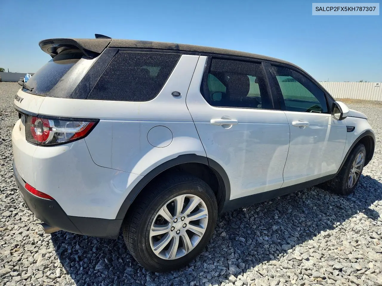 2019 Land Rover Discovery Sport Se VIN: SALCP2FX5KH787307 Lot: 61406596