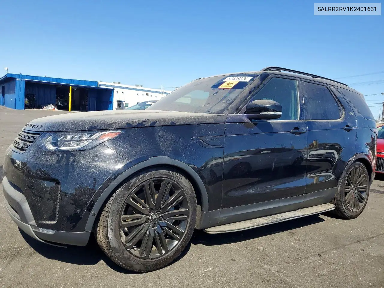 2019 Land Rover Discovery Hse VIN: SALRR2RV1K2401631 Lot: 62428226
