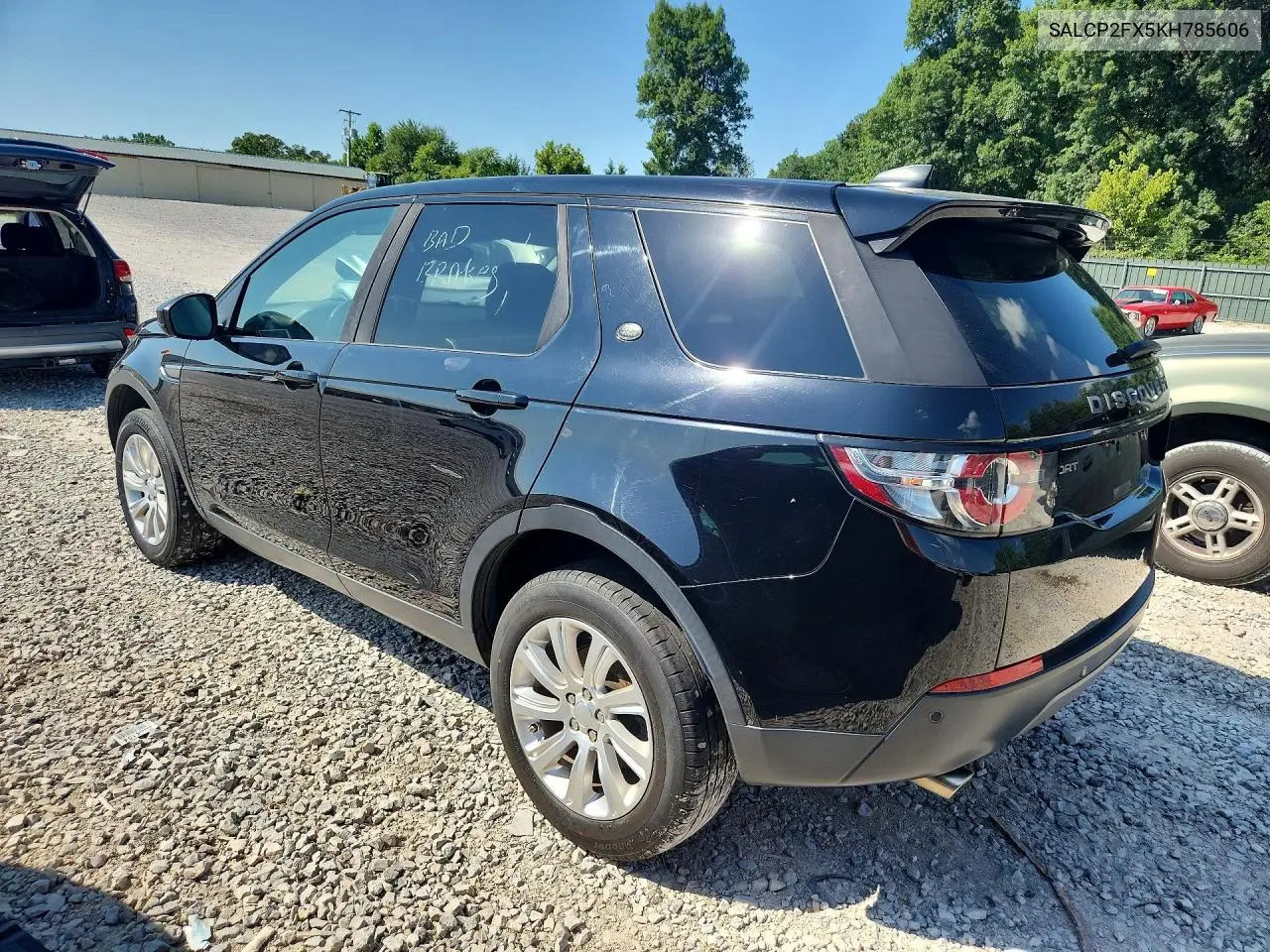 2019 Land Rover Discovery Sport Se VIN: SALCP2FX5KH785606 Lot: 85631375