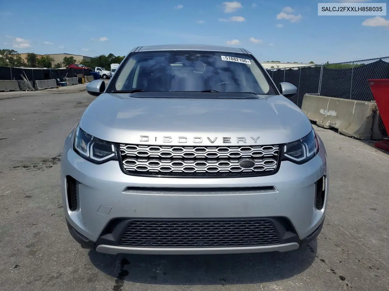 2020 Land Rover Discovery Sport S VIN: SALCJ2FXXLH858035 Lot: 51882106
