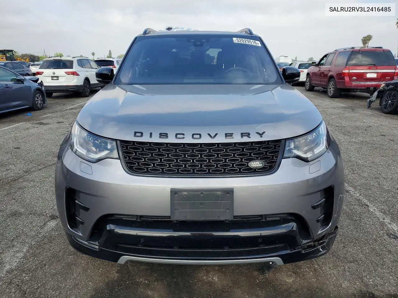 2020 Land Rover Discovery Landmark VIN: SALRU2RV3L2416485 Lot: 52029516