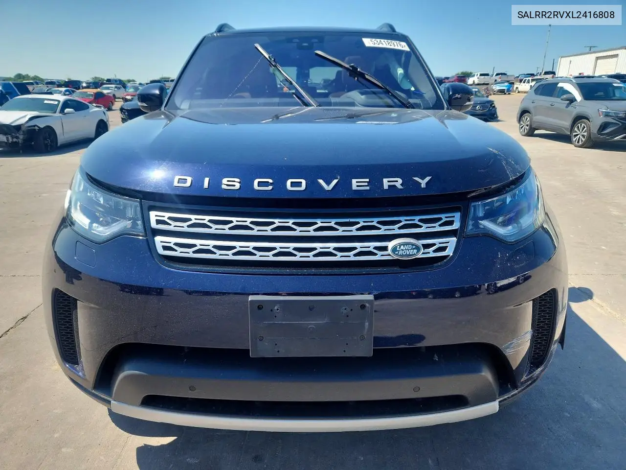 2020 Land Rover Discovery Hse VIN: SALRR2RVXL2416808 Lot: 53418976