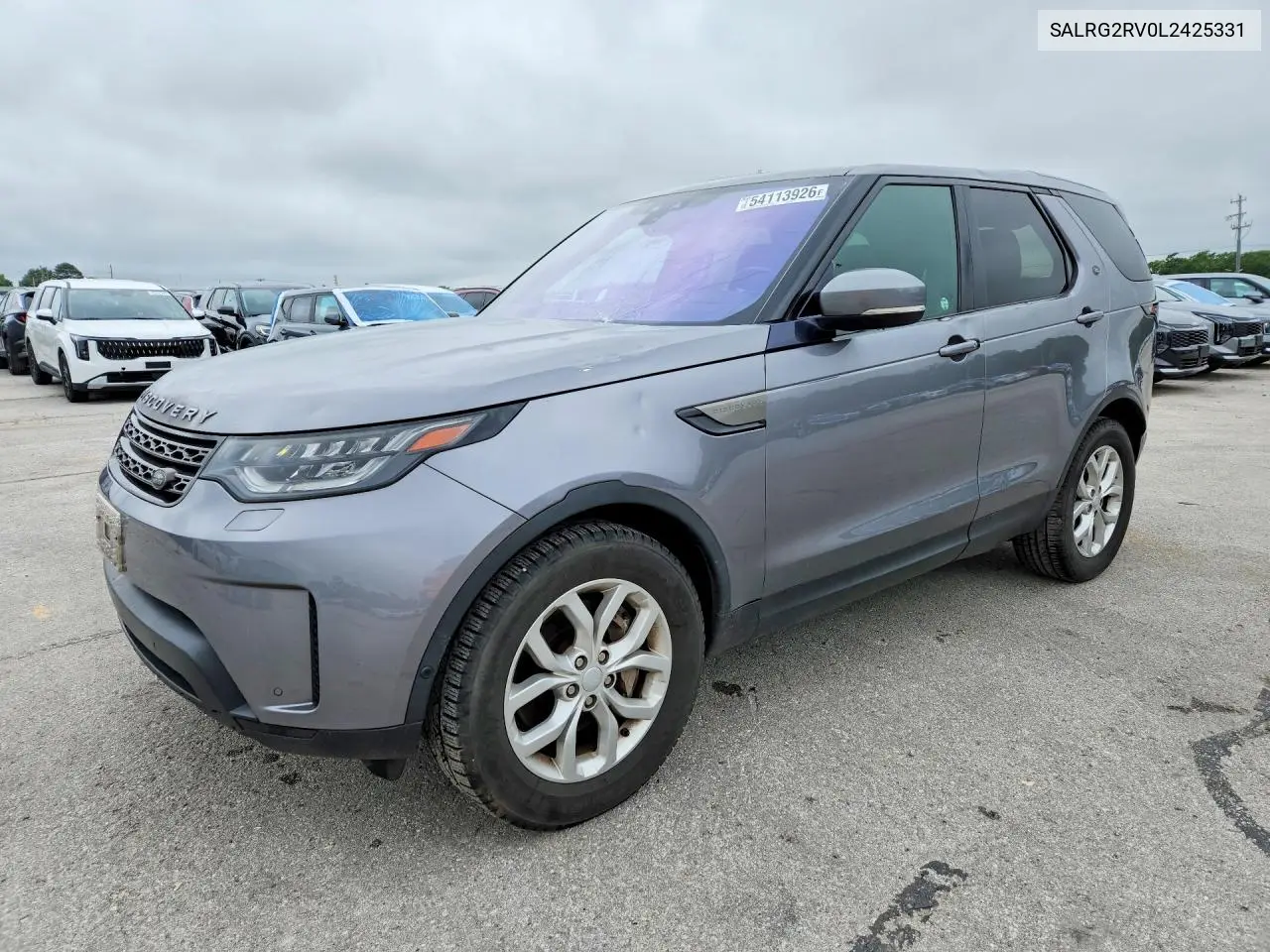2020 Land Rover Discovery Se VIN: SALRG2RV0L2425331 Lot: 54113926