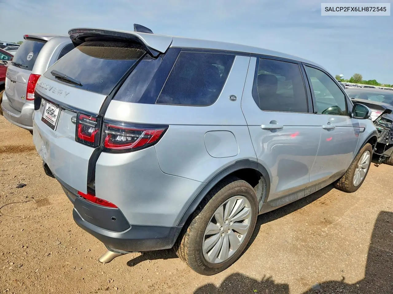 2020 Land Rover Discovery Sport Se VIN: SALCP2FX6LH872545 Lot: 54464316
