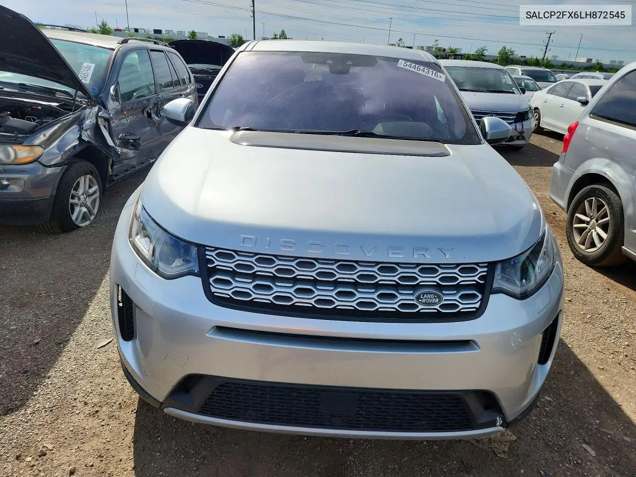 2020 Land Rover Discovery Sport Se VIN: SALCP2FX6LH872545 Lot: 54464316
