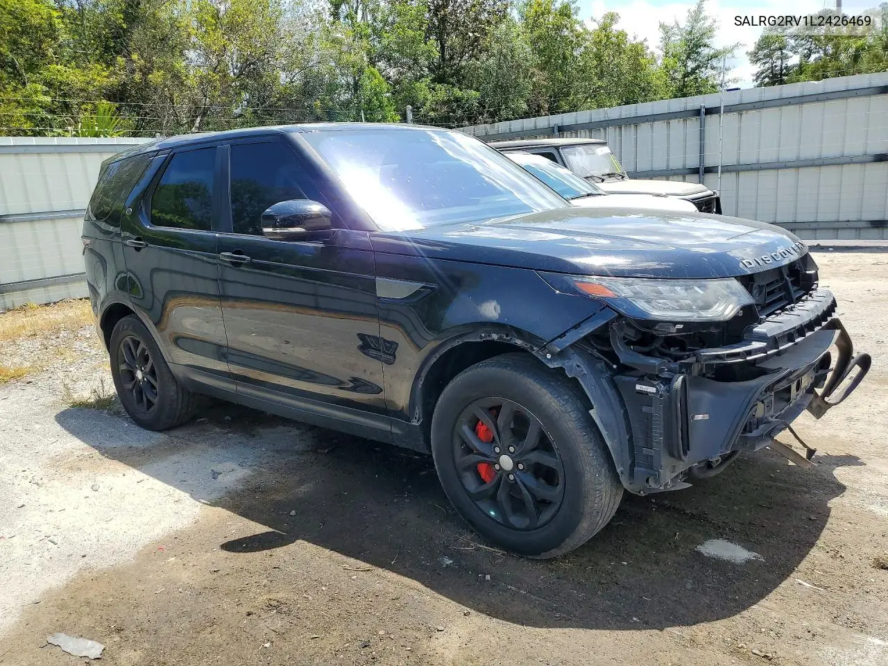 2020 Land Rover Discovery Se VIN: SALRG2RV1L2426469 Lot: 55671036