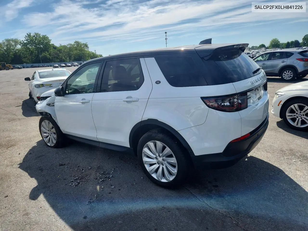 2020 Land Rover Discovery Sport Se VIN: SALCP2FX0LH841226 Lot: 56035316
