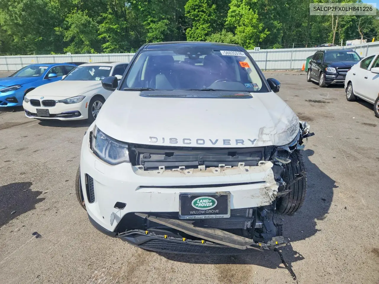 2020 Land Rover Discovery Sport Se VIN: SALCP2FX0LH841226 Lot: 56035316