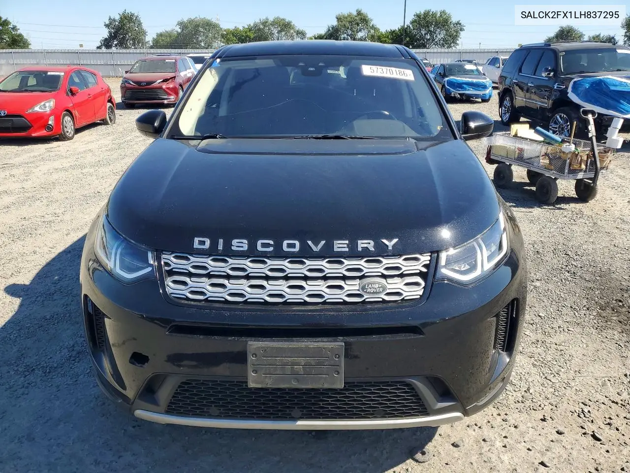 2020 Land Rover Discovery Sport VIN: SALCK2FX1LH837295 Lot: 57370186