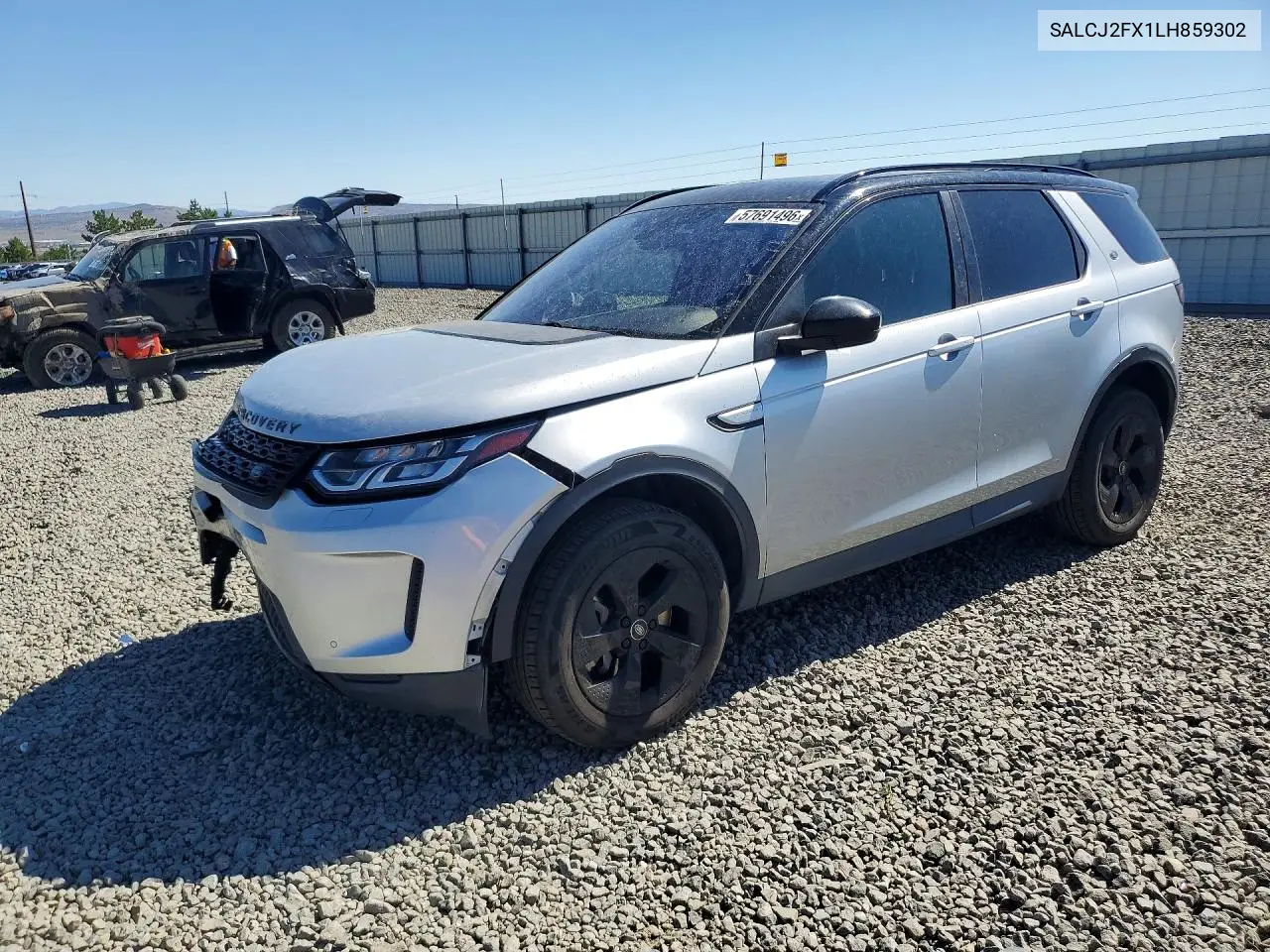 2020 Land Rover Discovery VIN: SALCJ2FX1LH859302 Lot: 57691496