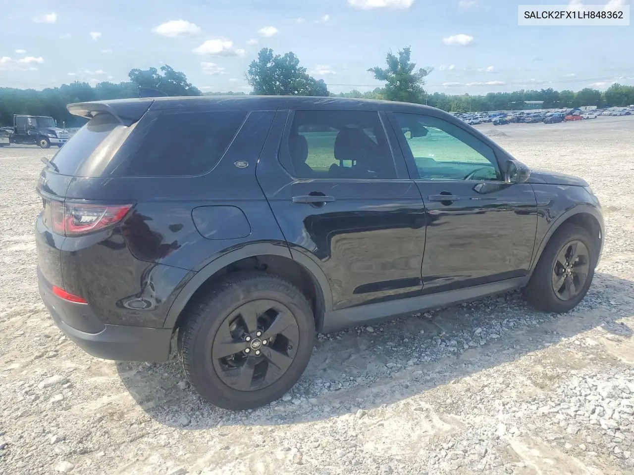 2020 Land Rover Discovery Sport VIN: SALCK2FX1LH848362 Lot: 58282196