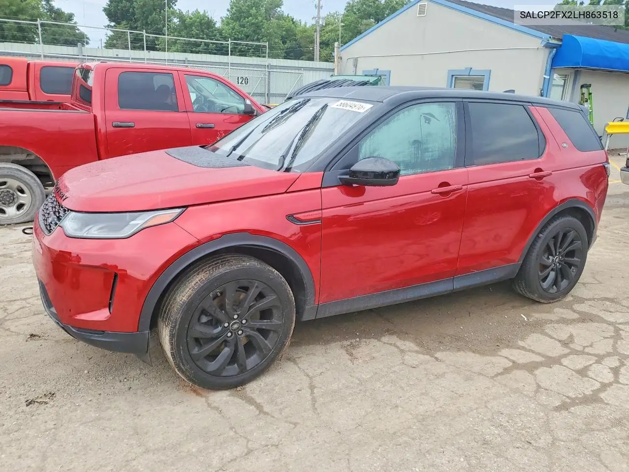 2020 Land Rover Discovery Sport Se VIN: SALCP2FX2LH863518 Lot: 58604916