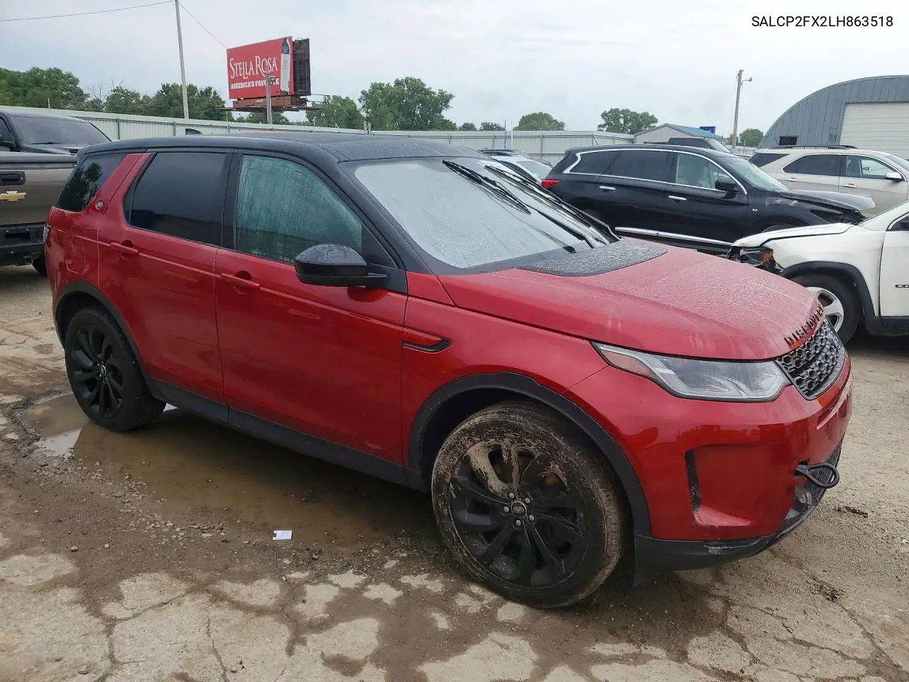 2020 Land Rover Discovery Sport Se VIN: SALCP2FX2LH863518 Lot: 58604916