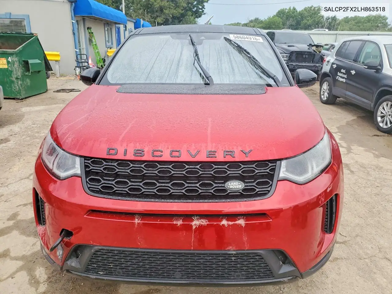 2020 Land Rover Discovery Sport Se VIN: SALCP2FX2LH863518 Lot: 58604916