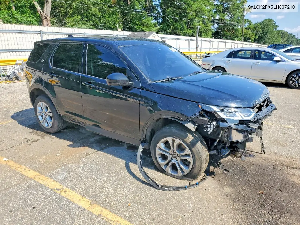 2020 Land Rover Discovery Sport VIN: SALCK2FX5LH837218 Lot: 59540866