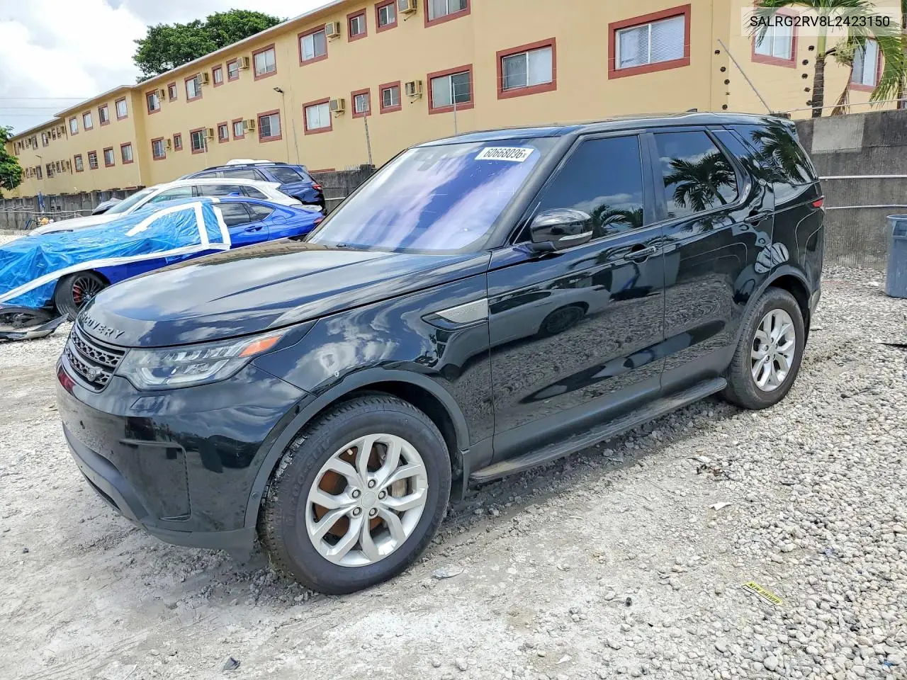 2020 Land Rover Discovery Se VIN: SALRG2RV8L2423150 Lot: 60668096