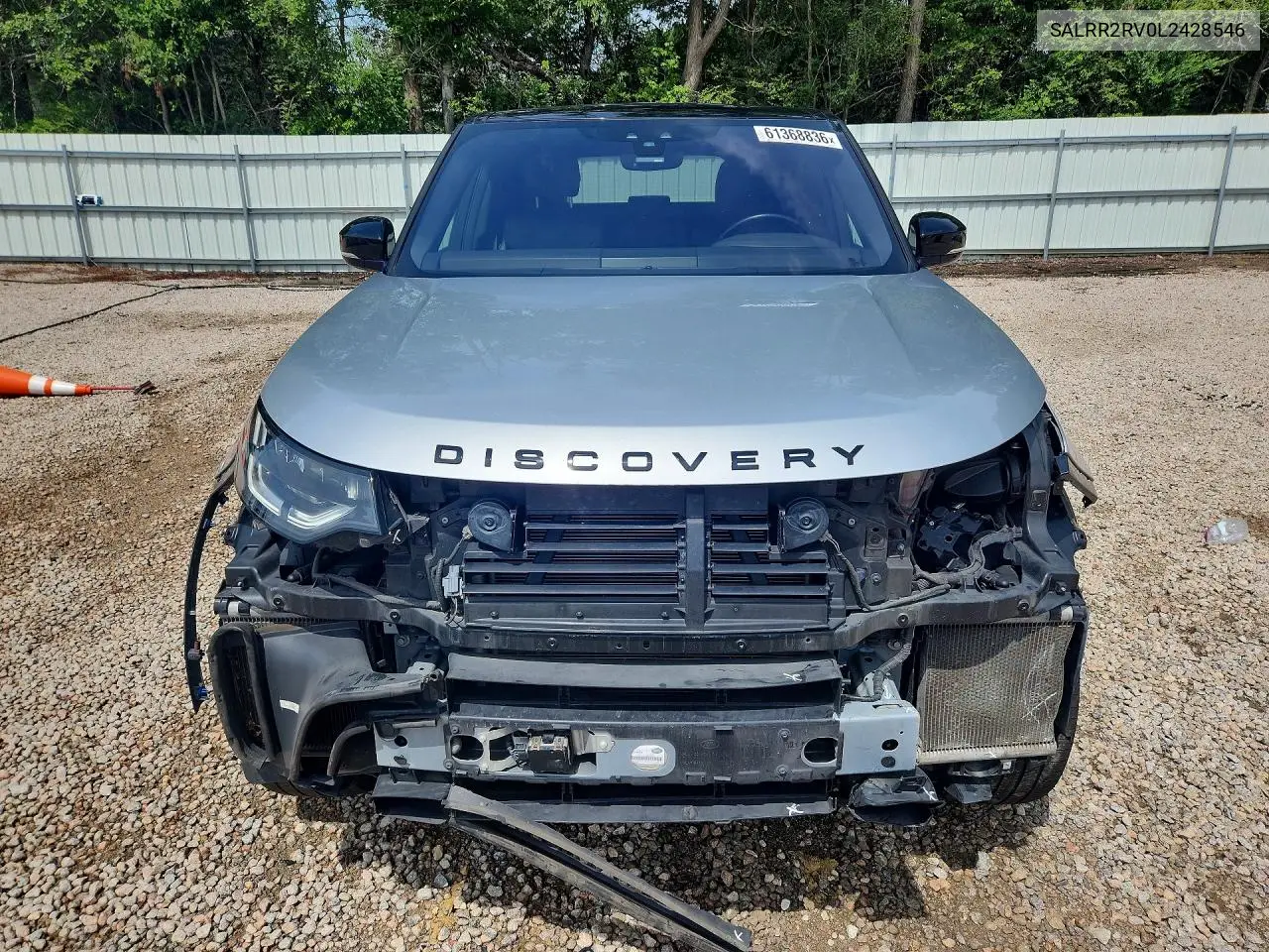 2020 Land Rover Discovery Hse VIN: SALRR2RV0L2428546 Lot: 61368836