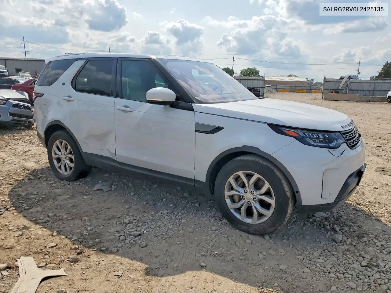 2020 Land Rover Discovery Se VIN: SALRG2RV0L2425135 Lot: 61530286