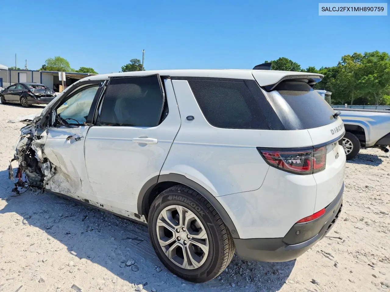 2021 Land Rover Discovery Sport S VIN: SALCJ2FX1MH890759 Lot: 50161246