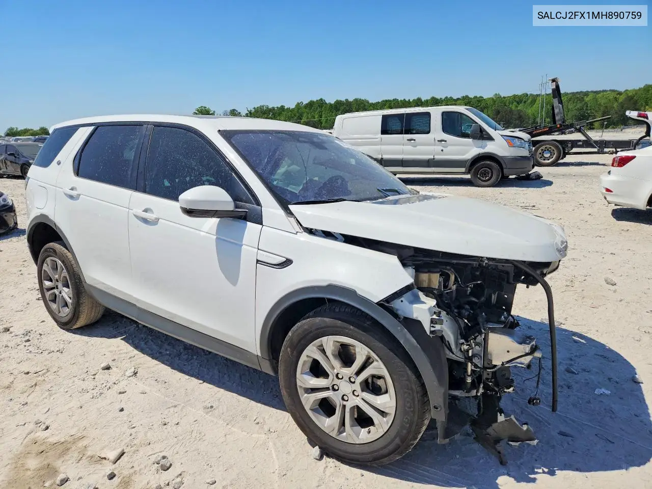 2021 Land Rover Discovery Sport S VIN: SALCJ2FX1MH890759 Lot: 50161246