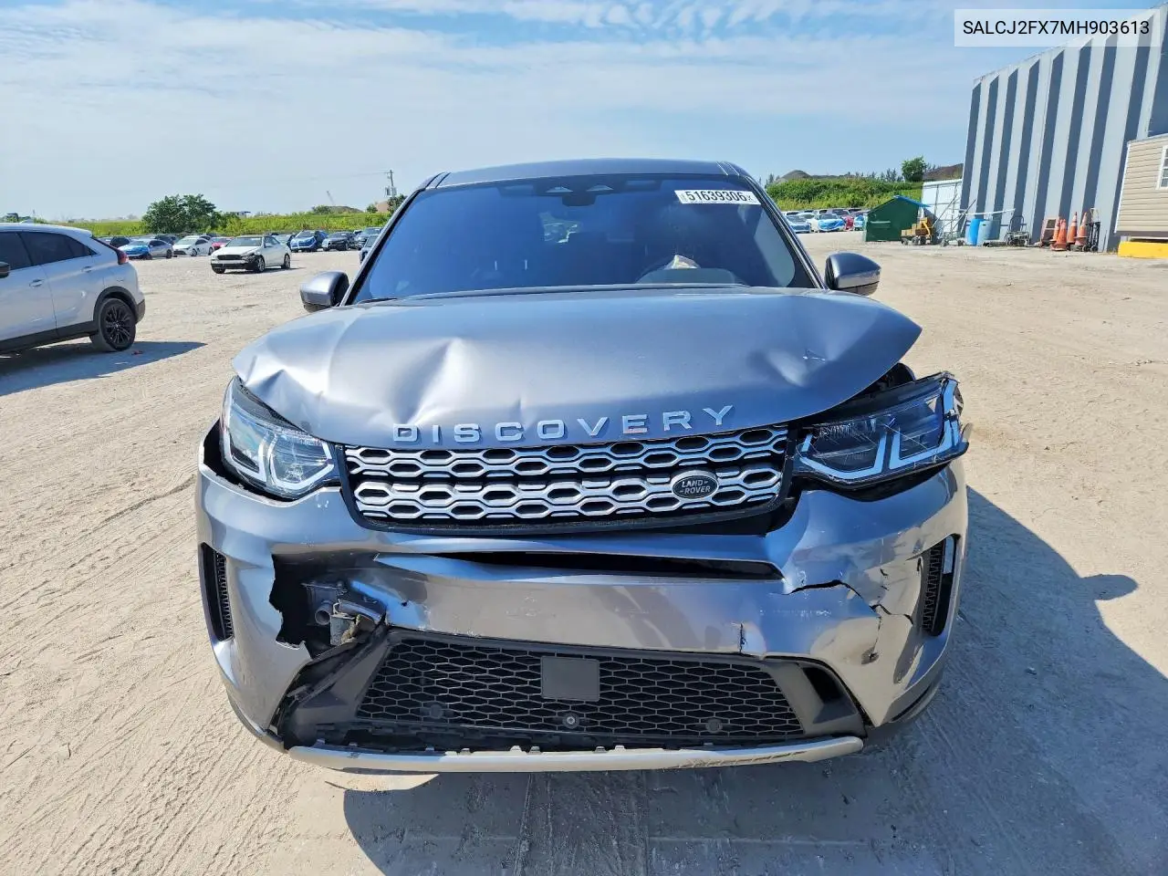 2021 Land Rover Discovery Sport S VIN: SALCJ2FX7MH903613 Lot: 51639306