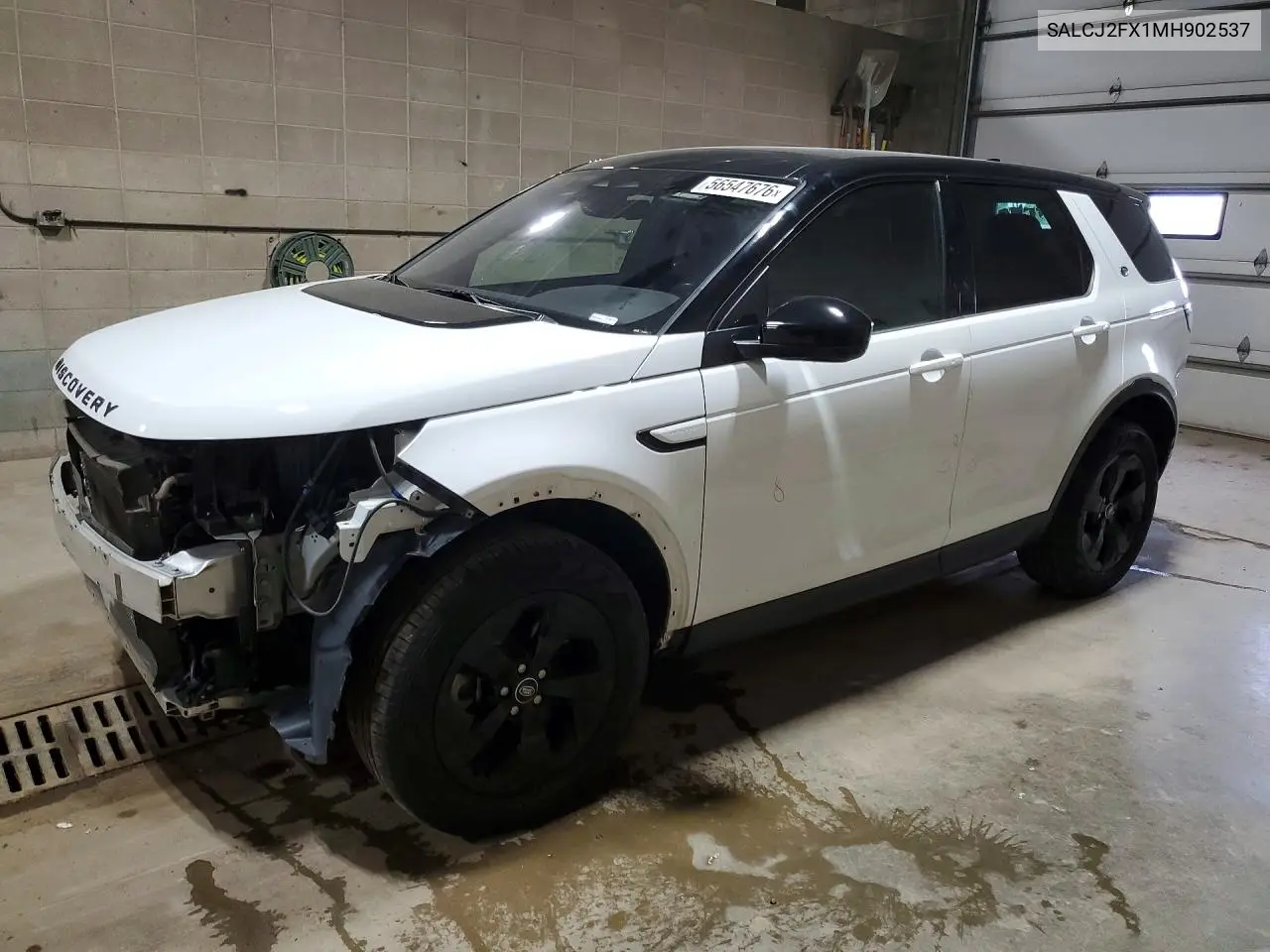 2021 Land Rover Discovery Sport S VIN: SALCJ2FX1MH902537 Lot: 56547676