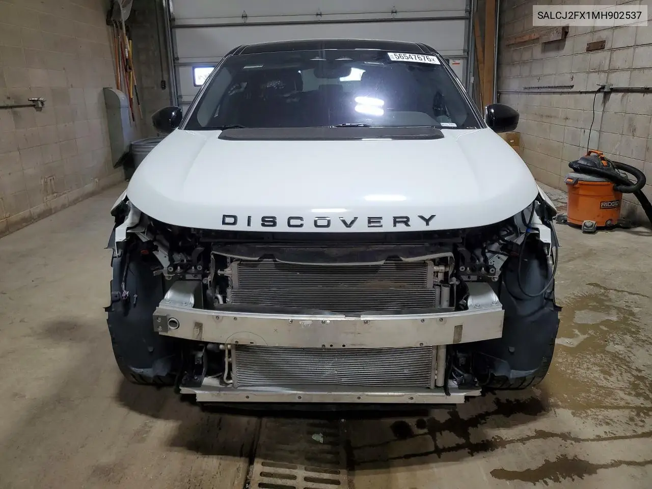 2021 Land Rover Discovery Sport S VIN: SALCJ2FX1MH902537 Lot: 56547676