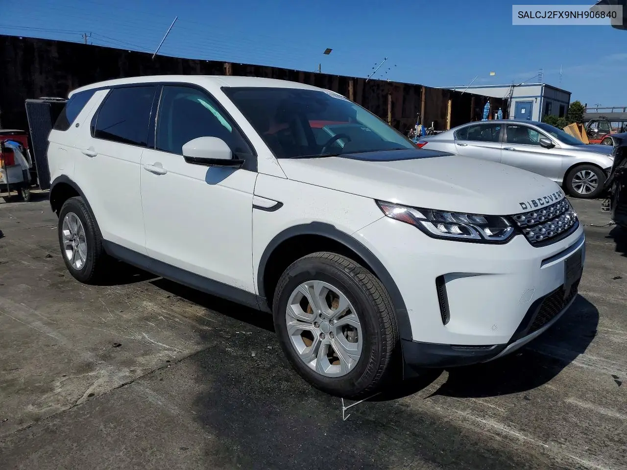 2022 Land Rover Discovery Sport S VIN: SALCJ2FX9NH906840 Lot: 61893226