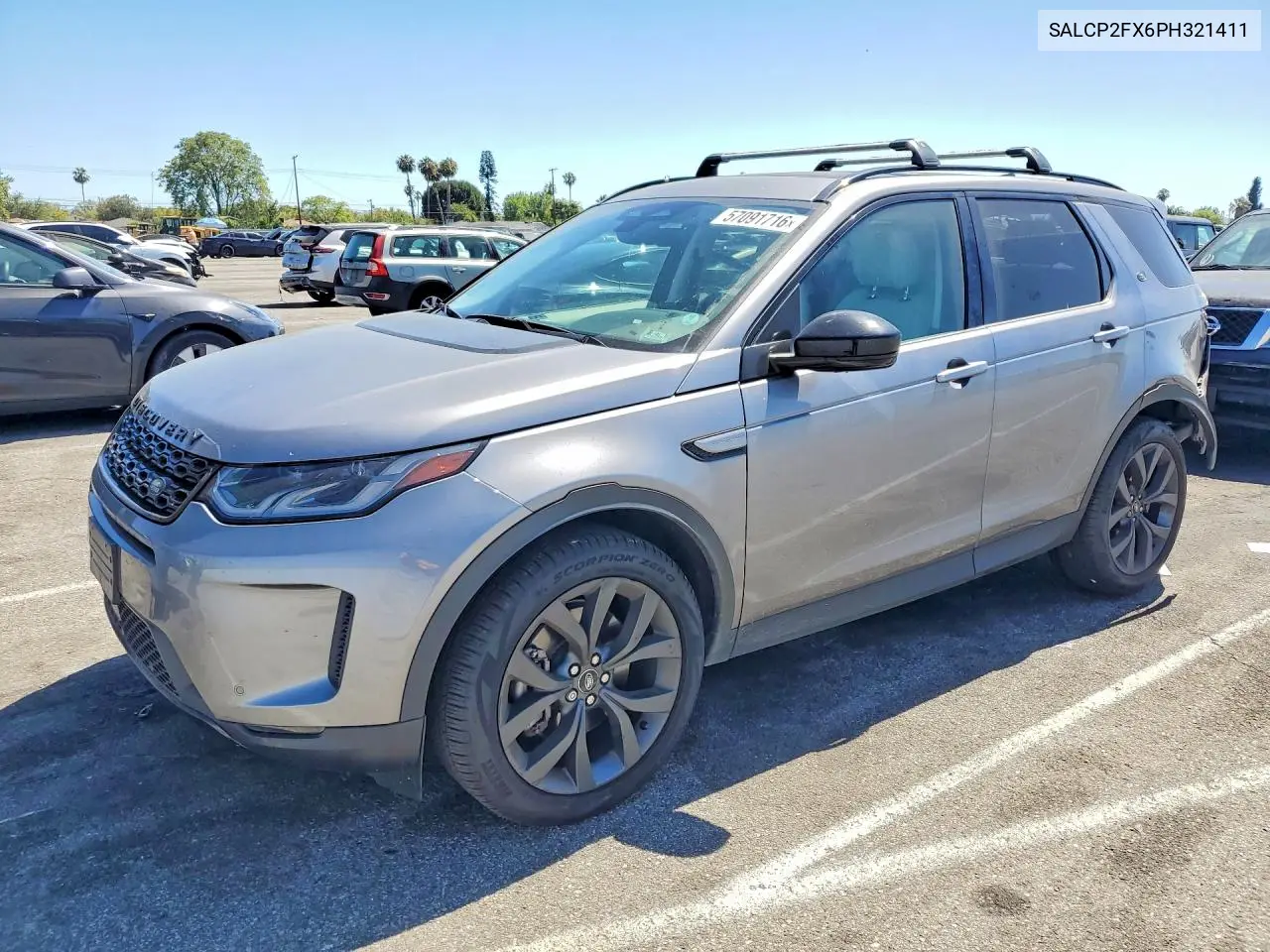 2023 Land Rover Discovery Sport Se VIN: SALCP2FX6PH321411 Lot: 57091716