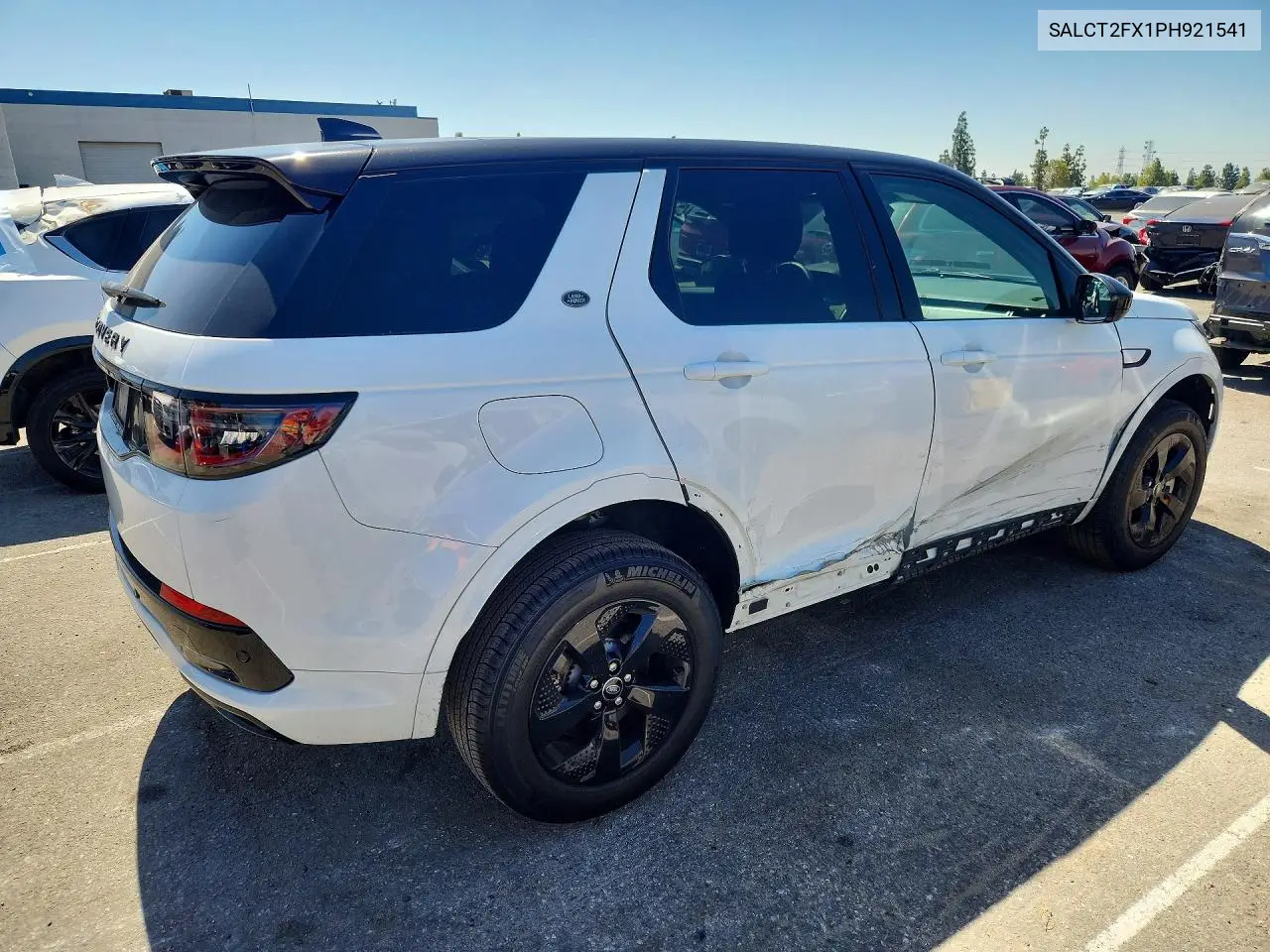 2023 Land Rover Discovery Sport S R-Dynamic VIN: SALCT2FX1PH921541 Lot: 57187456