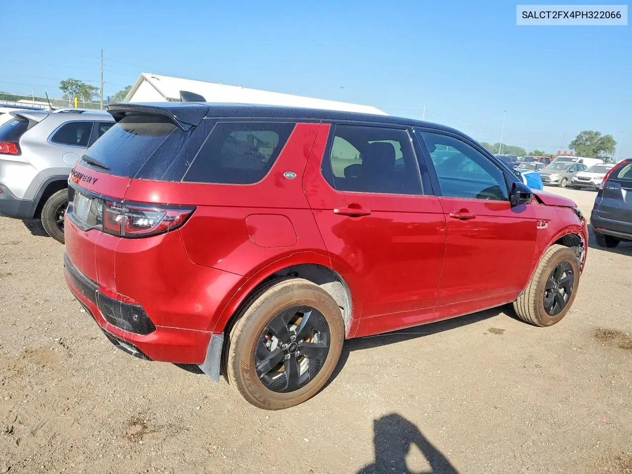 2023 Land Rover Discovery Sport S R-Dynamic VIN: SALCT2FX4PH322066 Lot: 59892266