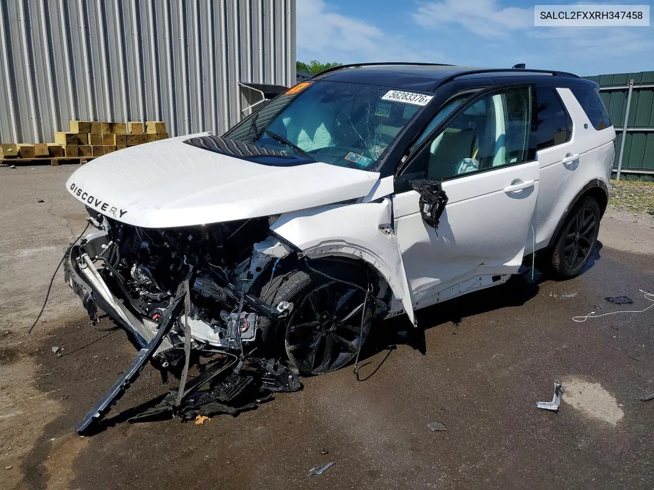 2024 Land Rover Discovery Sport Dynamic Se VIN: SALCL2FXXRH347458 Lot: 56283376