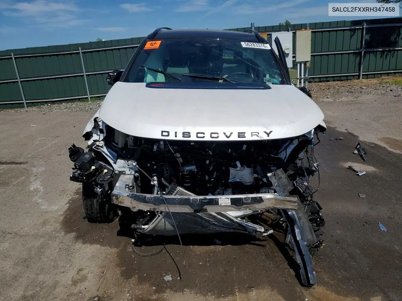 2024 Land Rover Discovery Sport Dynamic Se VIN: SALCL2FXXRH347458 Lot: 56283376