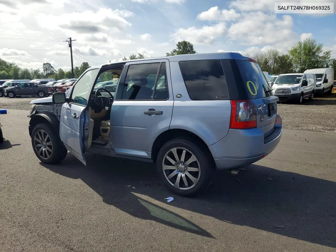 2008 Land Rover Lr2 Hse Technology VIN: SALFT24N78H069325 Lot: 53970566