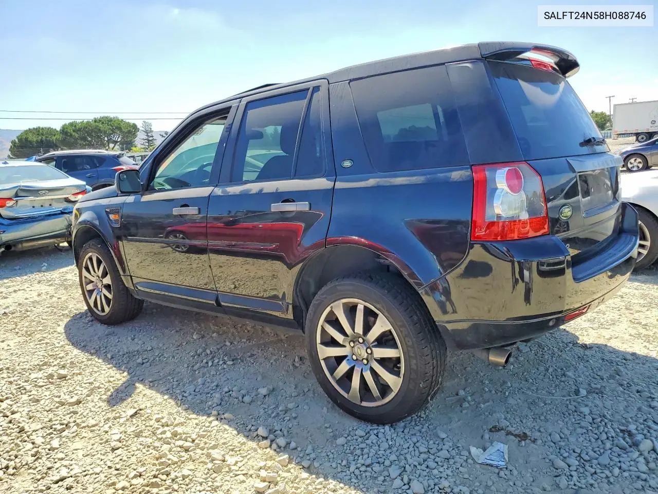 2008 Land Rover Lr2 Hse Technology VIN: SALFT24N58H088746 Lot: 59848936