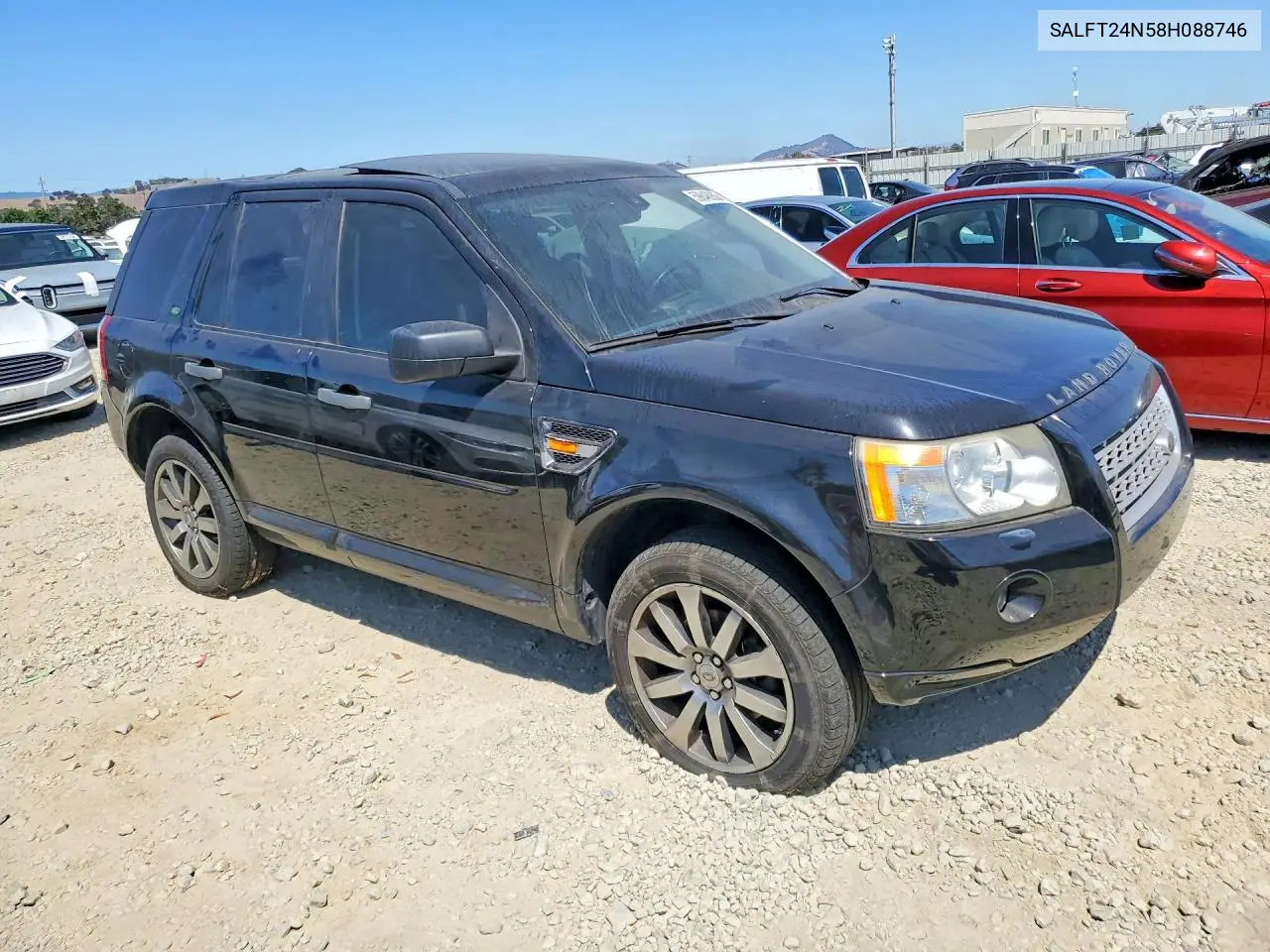 2008 Land Rover Lr2 Hse Technology VIN: SALFT24N58H088746 Lot: 59848936