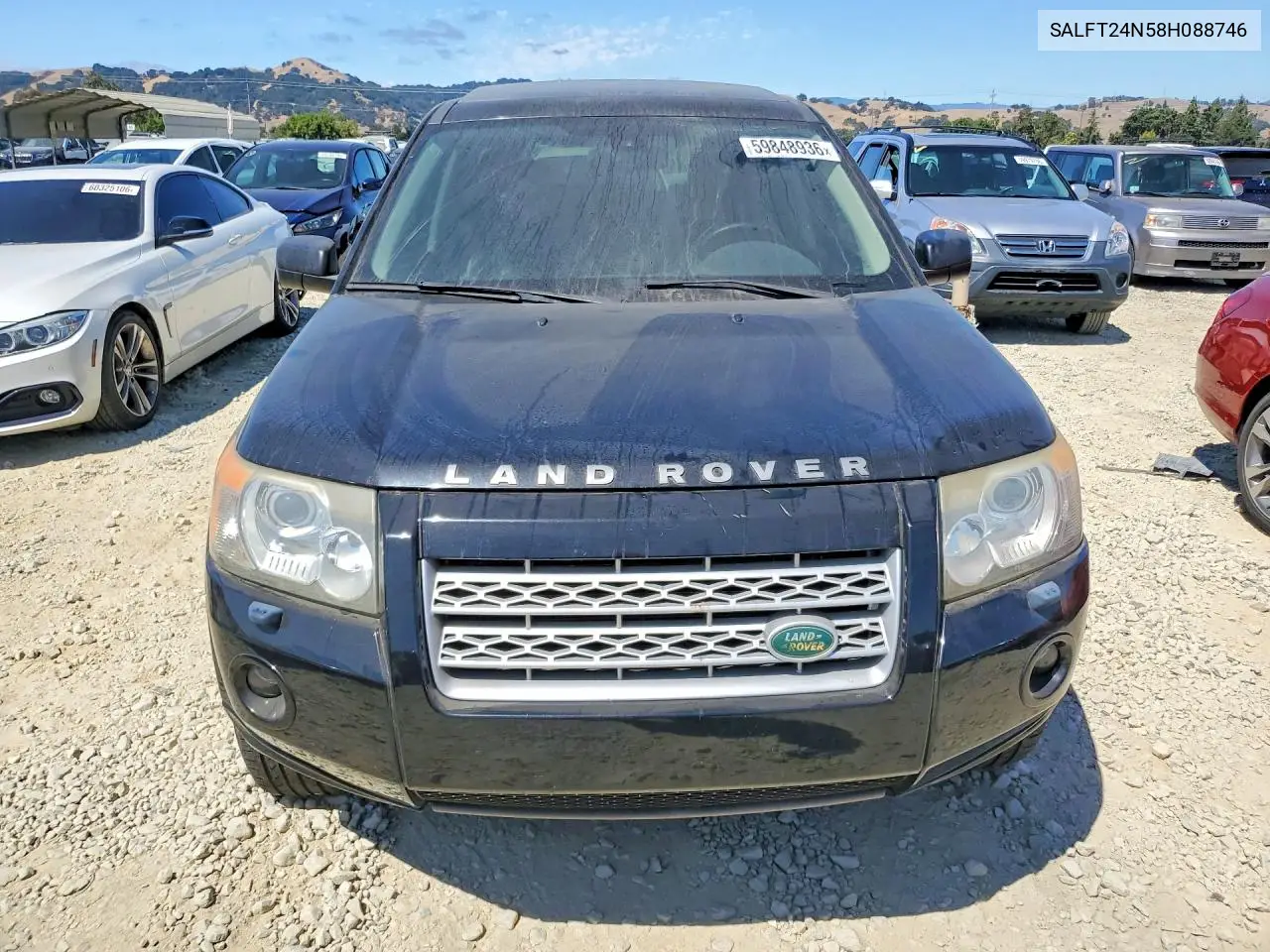 2008 Land Rover Lr2 Hse Technology VIN: SALFT24N58H088746 Lot: 59848936