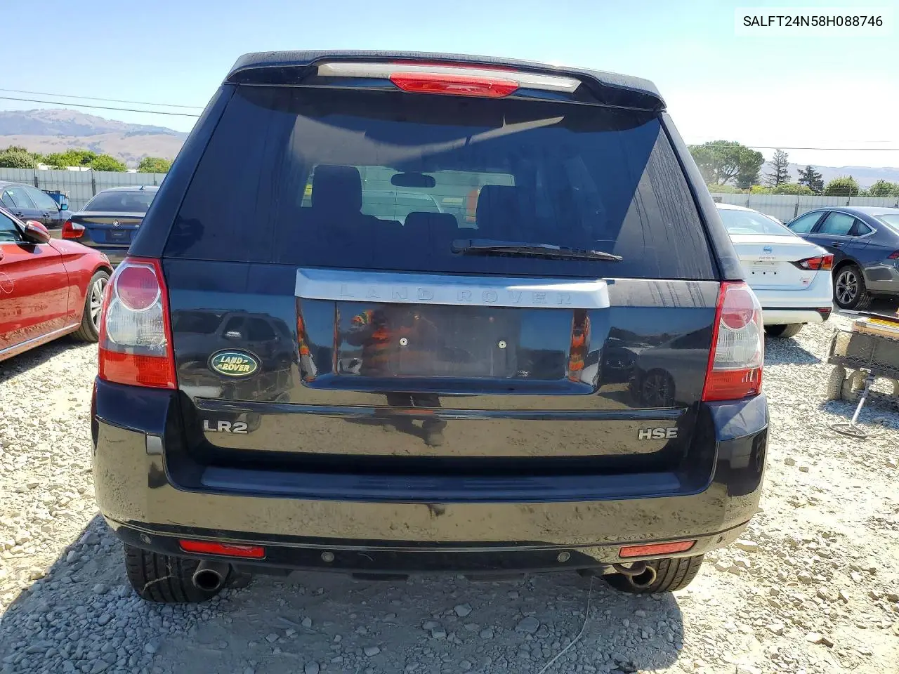 2008 Land Rover Lr2 Hse Technology VIN: SALFT24N58H088746 Lot: 59848936