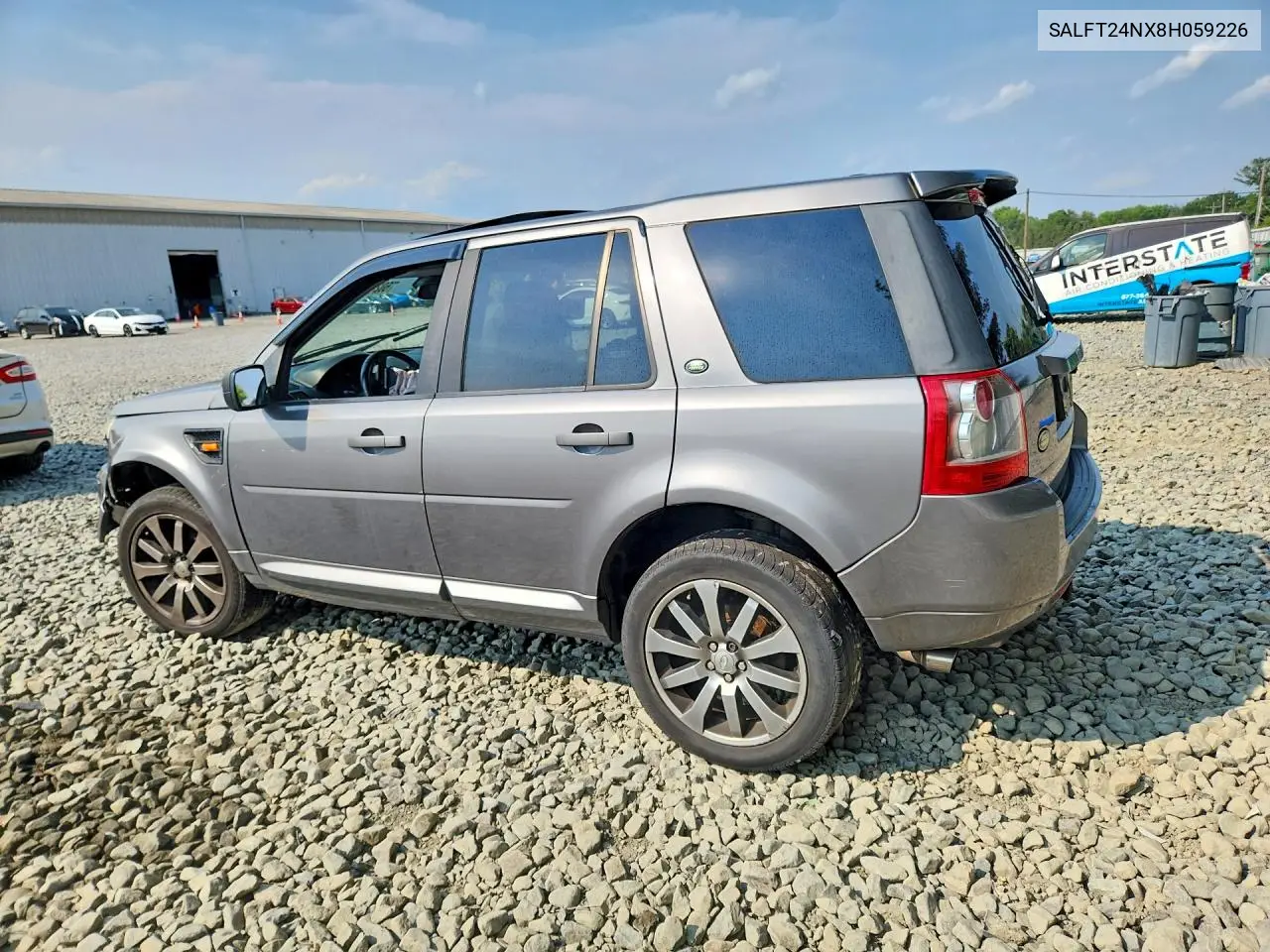 2008 Land Rover Lr2 Hse Technology VIN: SALFT24NX8H059226 Lot: 60247116