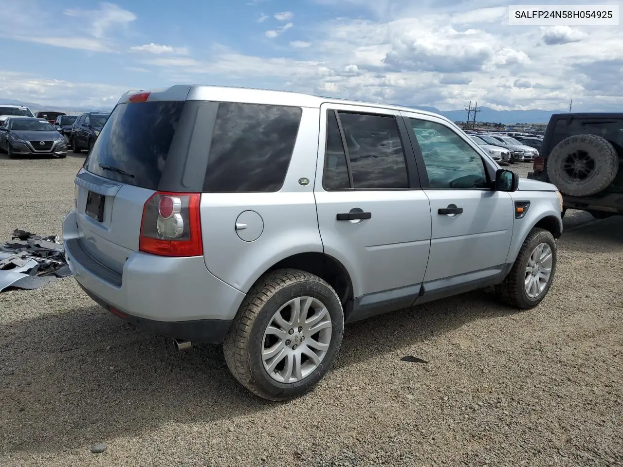 2008 Land Rover Lr2 Se VIN: SALFP24N58H054925 Lot: 68038445