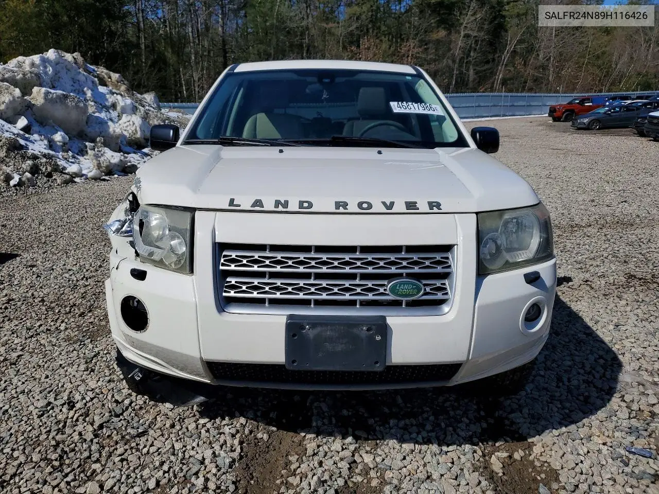 2009 Land Rover Lr2 Hse VIN: SALFR24N89H116426 Lot: 46817986