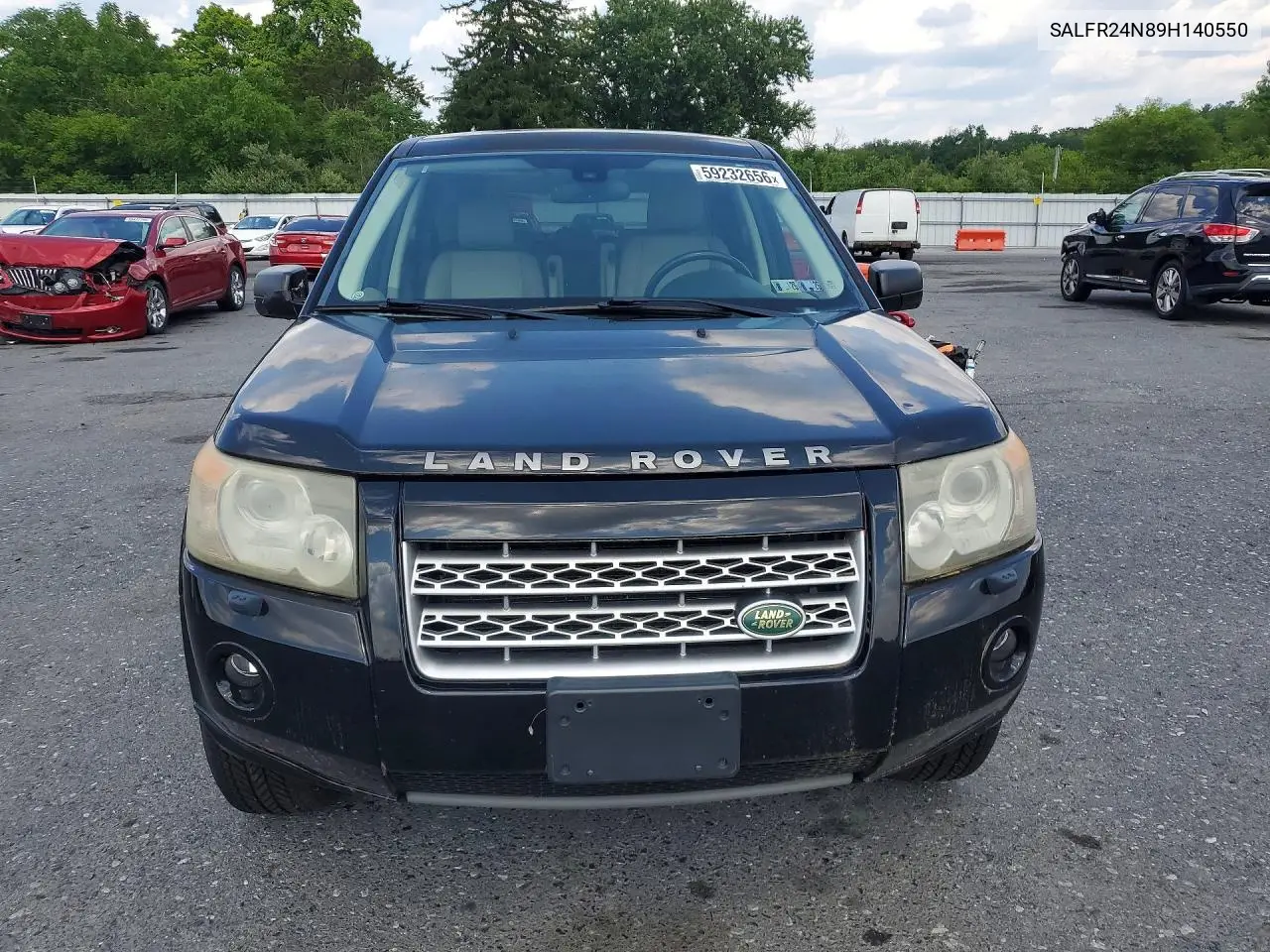 2009 Land Rover Lr2 Hse VIN: SALFR24N89H140550 Lot: 59232656